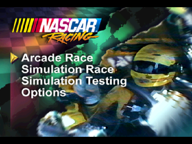 NASCAR Racing — Title screen