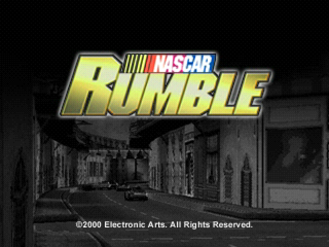 NASCAR Rumble — Title screen
