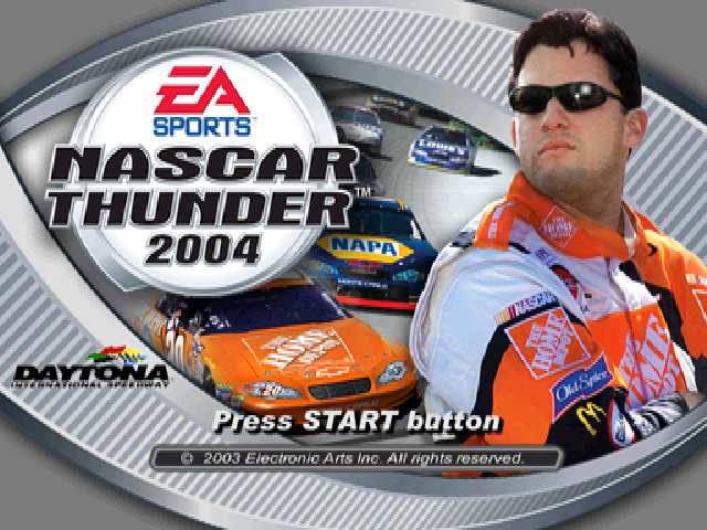 NASCAR Thunder 2004 — Title screen