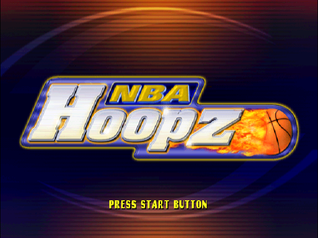 NBA Hoopz — Title screen