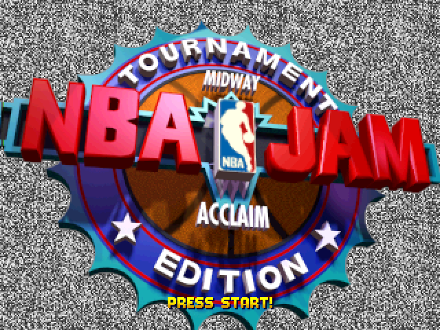NBA Jam Tournament Edition — Title screen