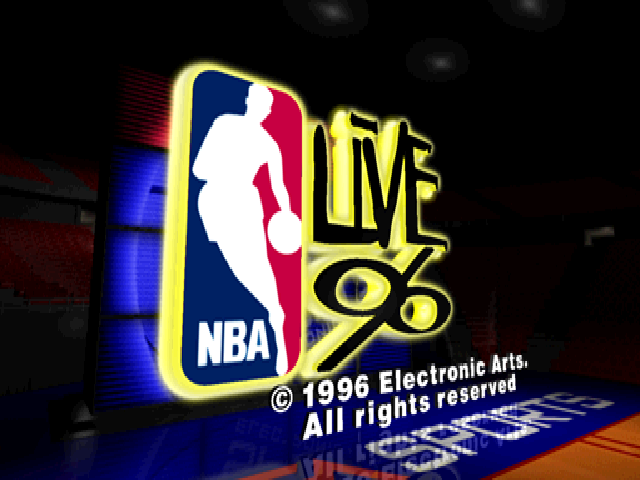 NBA Live 96 — Title screen