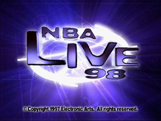 NBA Live 98 — Title screen