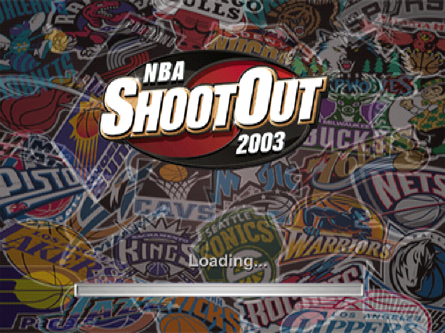 NBA ShootOut 2003 — Title screen