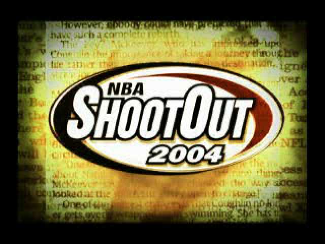 NBA ShootOut 2004 — Title screen