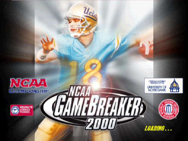 NCAA GameBreaker 2000 — Title screen