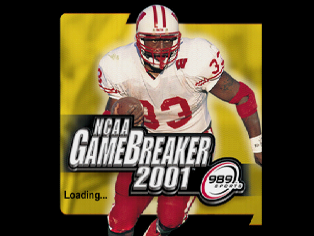NCAA GameBreaker 2001 — Title screen