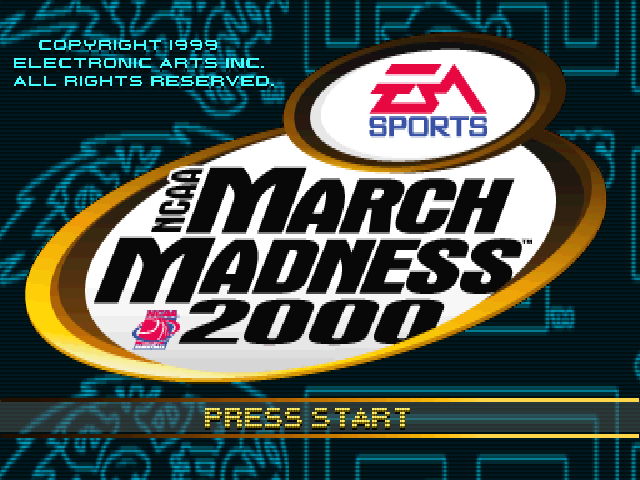 NCAA March Madness 2000 — Title screen