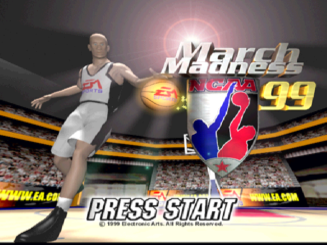 NCAA March Madness 99 — Title screen