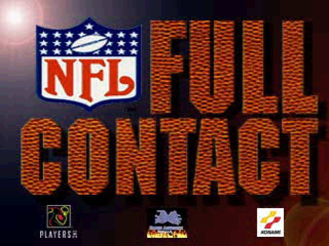 NFL Full Contact — Title screen