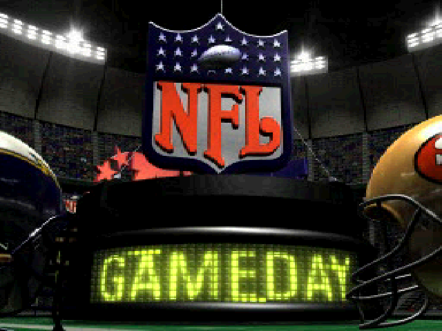 NFL GameDay — Title screen