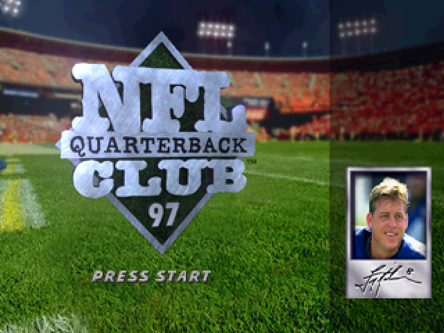 NFL Quarterback Club 97 — Title screen