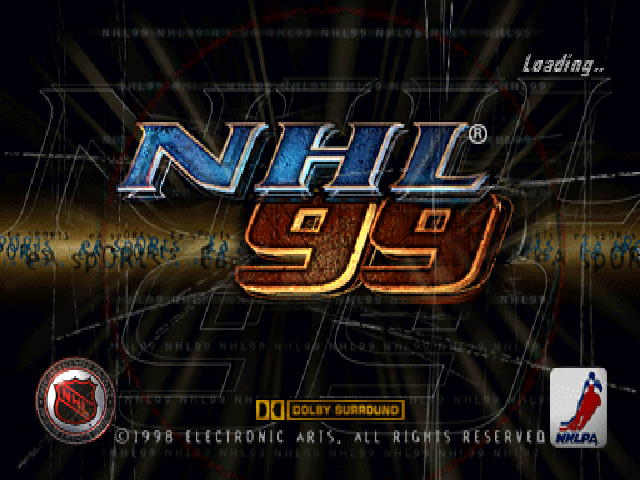 NHL 99 — Title screen