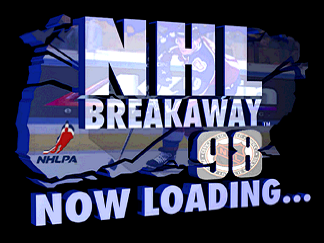 NHL Breakaway 98 — Title screen