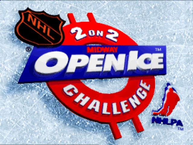 NHL Open Ice : 2 on 2 Challenge — Title screen