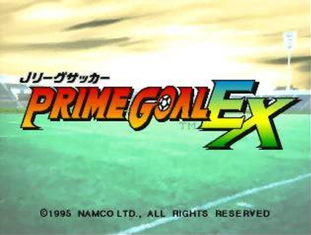 Namco Soccer Prime Goal — Title screen