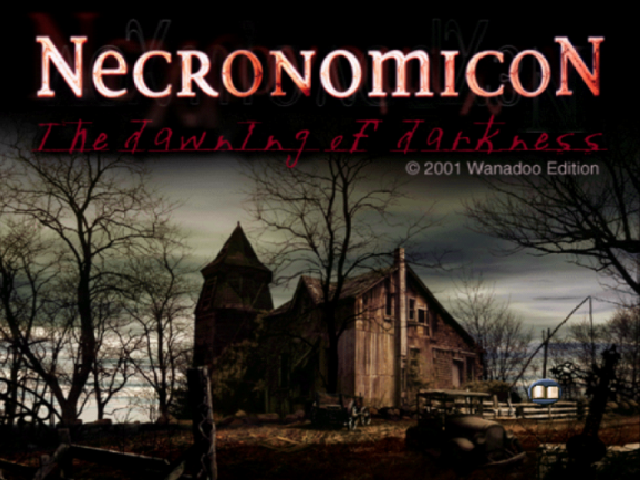 Necronomicon : The Dawning of Darkness — Title screen