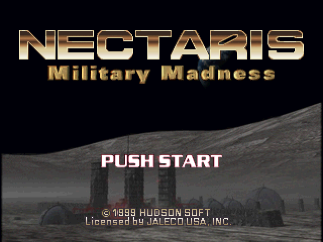 Nectaris : Military Madness — Title screen