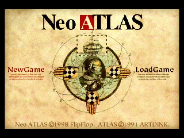 Neo Atlas — Title screen