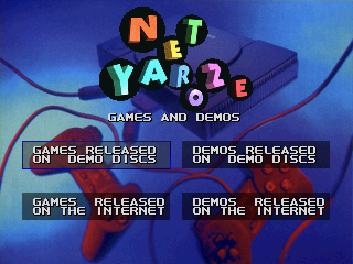 Net Yaroze Collection 2014 — Title screen