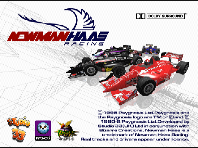 Newman Haas Racing — Title screen