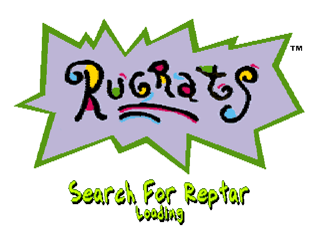 Nickelodeon Rugrats : Search for Reptar — Title screen