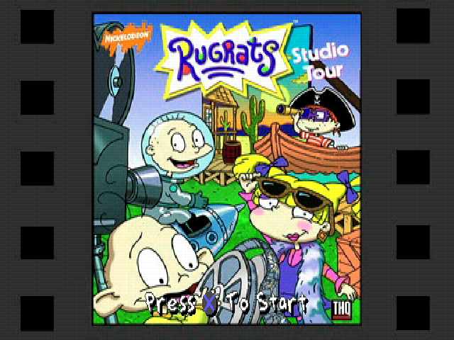 Nickelodeon Rugrats : Studio Tour — Title screen