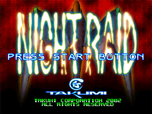 Night Raid — Title screen