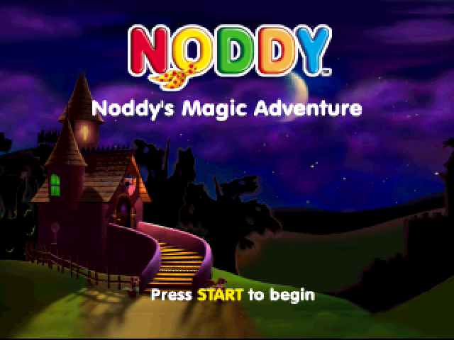 Noddy's Magic Adventure — Title screen