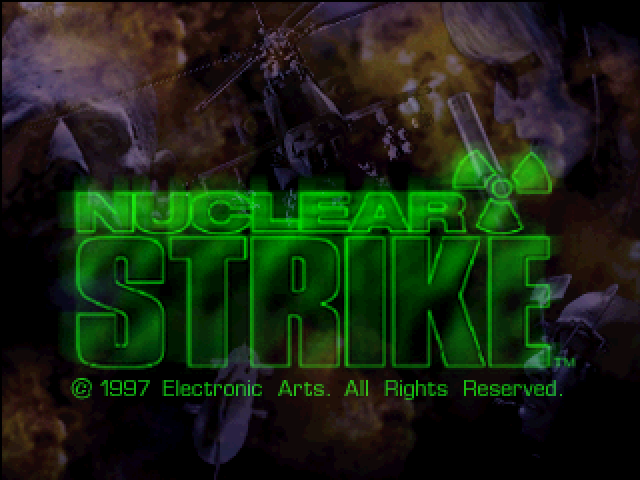Nuclear Strike — Title screen