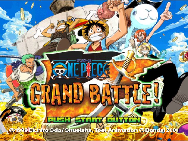 One Piece : Grand Battle — Title screen