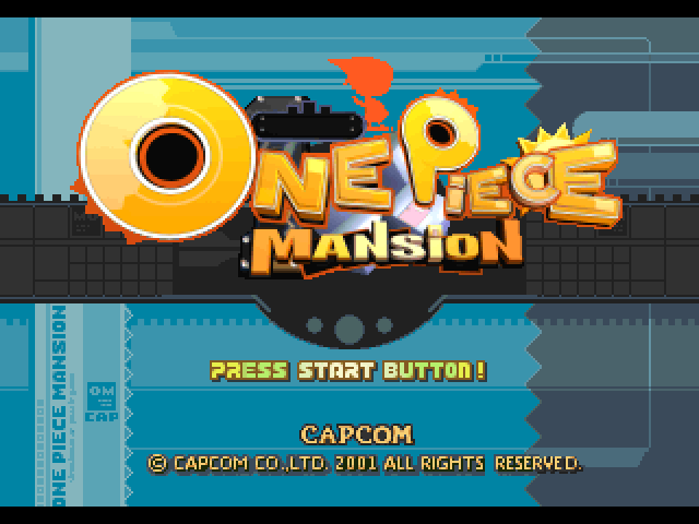 One Piece Mansion — Title screen