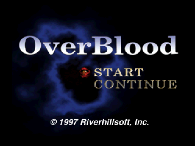 OverBlood — Title screen