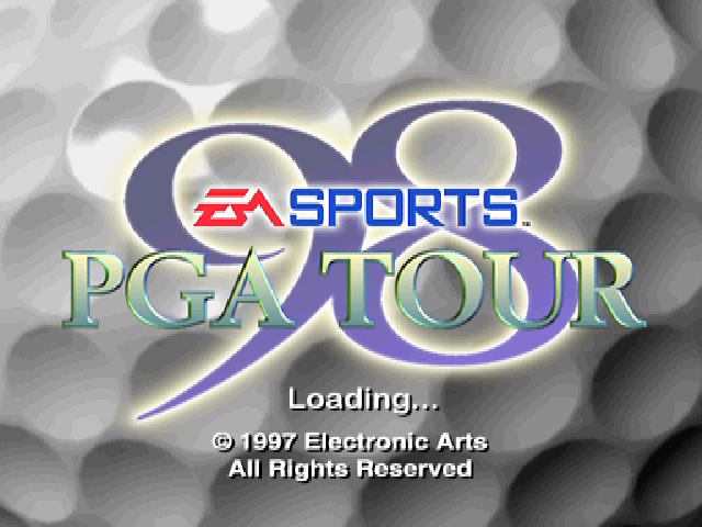 PGA Tour 98 — Title screen
