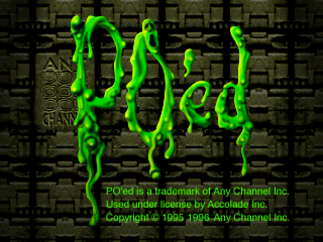 PO'ed — Title screen