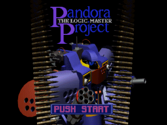 Pandora Project : The Logic Master — Title screen