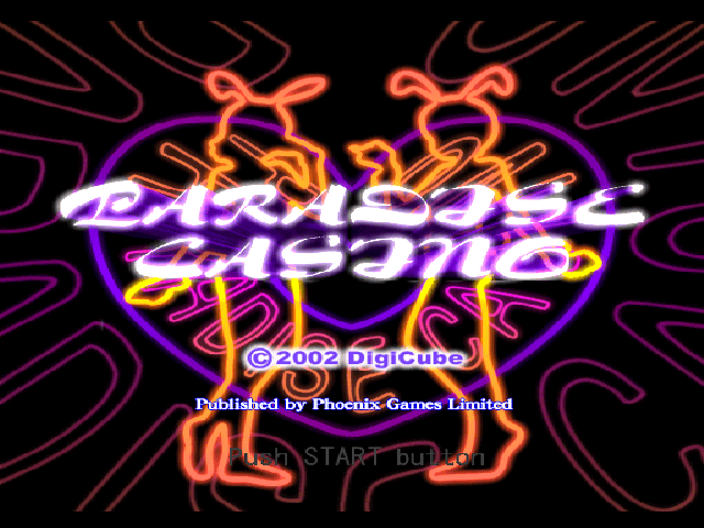 Paradise Casino — Title screen