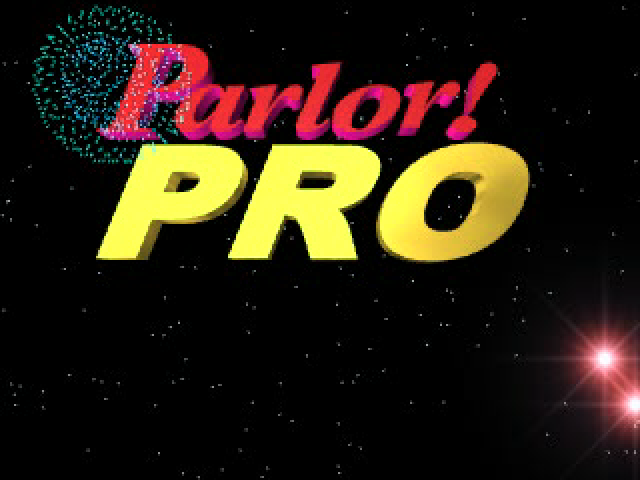 Parlor! Pro — Title screen