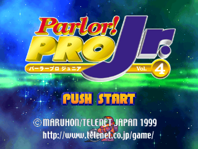 Parlor! Pro Jr. Vol. 4 : Thunder Skeleton X — Title screen