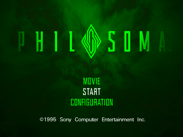 Philosoma — Title screen