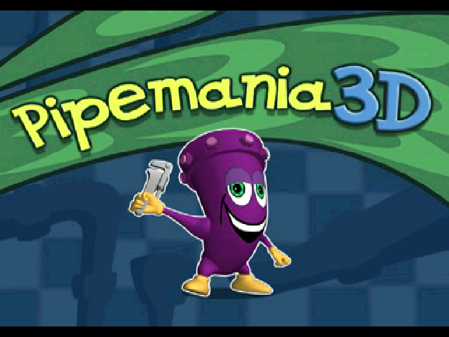 Pipe Mania 3D — Title screen