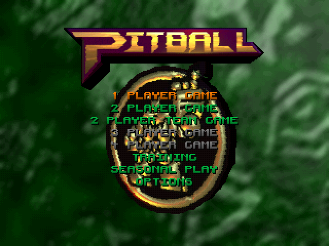 Pitball — Title screen