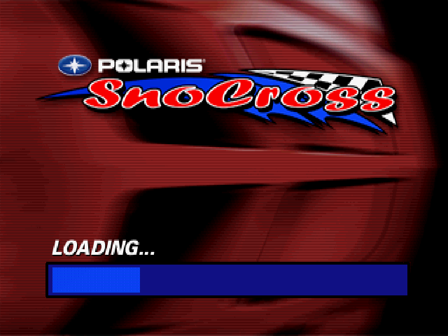 Polaris SnoCross — Title screen