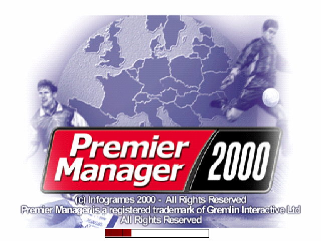Premier Manager 2000 — Title screen