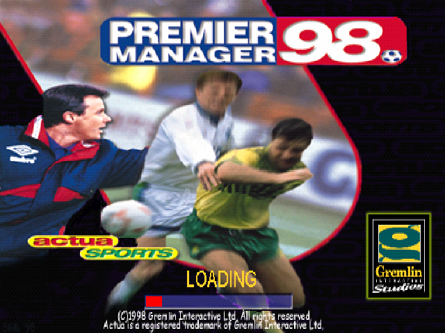 Premier Manager 98 — Title screen