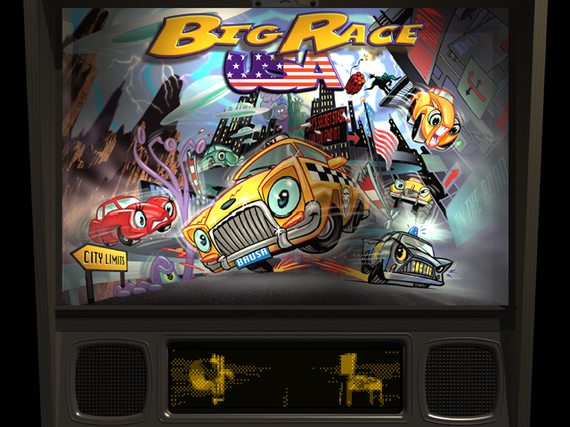 Pro Pinball : Big Race USA — Title screen
