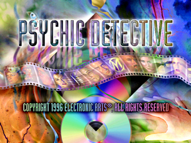 Psychic Detective — Title screen