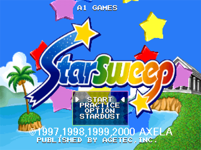 Puzzle Star Sweep — Title screen