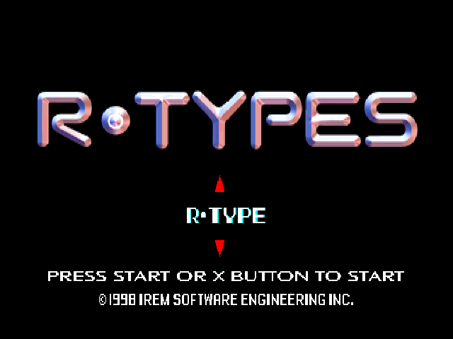 R-Types — Title screen