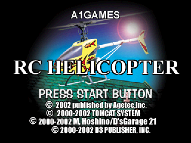 RC Helicopter — Title screen